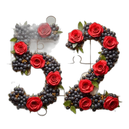 jewelry, red, word, puzzle transparent PNG cut-out