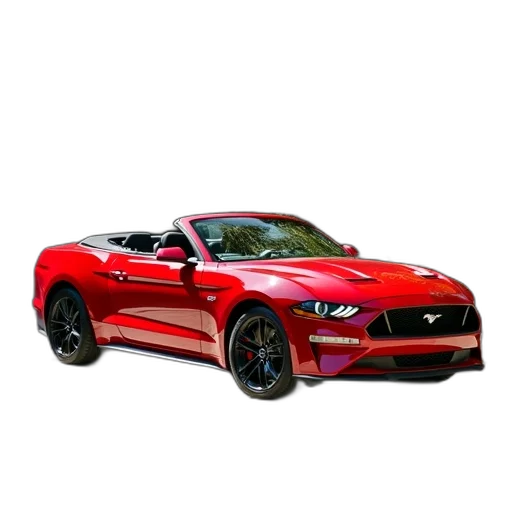 car, 3d render, photorealistic, red transparent PNG cut-out