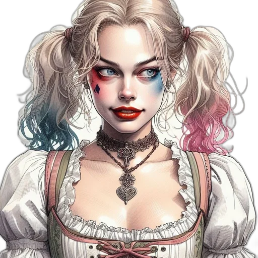 face, comic book art, fantasy art, concept art transparent PNG cut-out