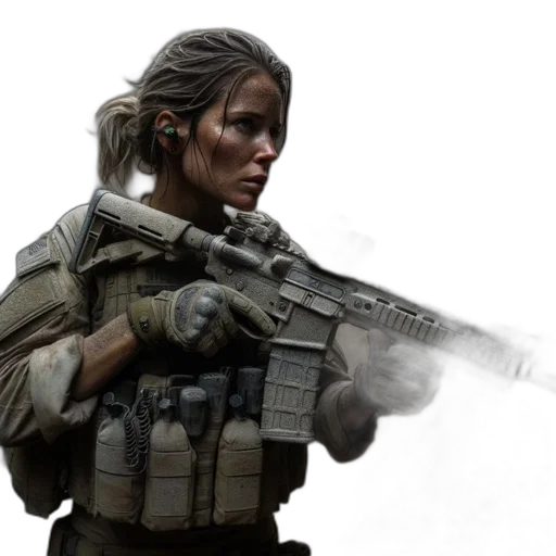 weapon, concept art, photorealistic, 3d render transparent PNG cut-out