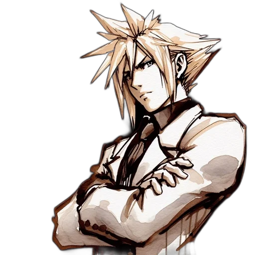 staff, jacket, concept art, pixel art transparent PNG cut-out