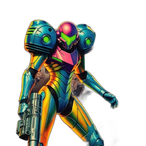 robot, weapon, concept art, cyberpunk transparent PNG cut-out