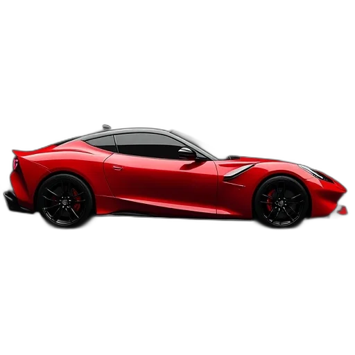 car, weapon, dragon, 3d render transparent PNG cut-out