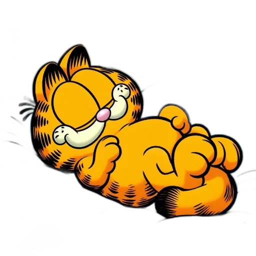 animal, cartoon, garfield, iconic transparent PNG cut-out