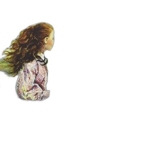 hair, dress, creature, crown transparent PNG cut-out