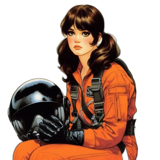 jacket, robot, comic book art, concept art transparent PNG cut-out