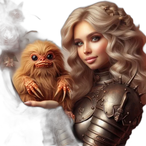 fantasy art, concept art, photorealistic, 3d render transparent PNG cut-out