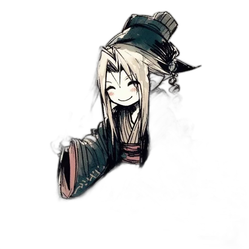 hat, staff, mask, weapon transparent PNG cut-out