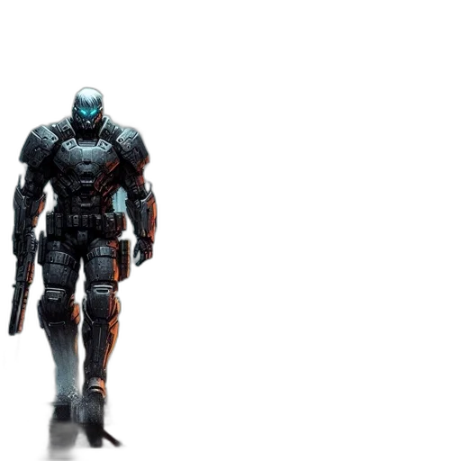 robot, weapon, creature, concept art transparent PNG cut-out