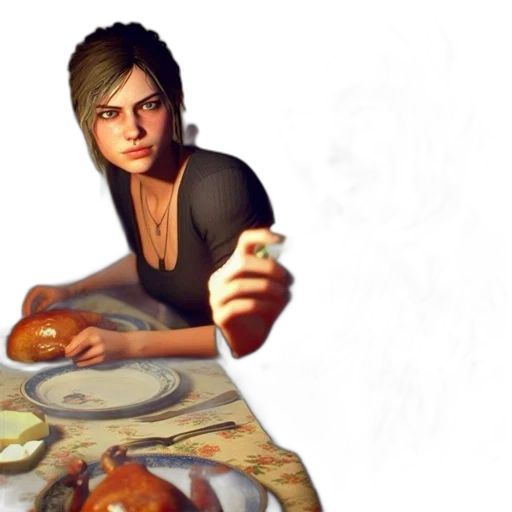 food, face, photorealistic, concept art transparent PNG cut-out