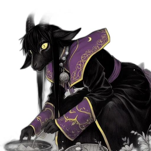 dragon, staff, creature, fantasy art transparent PNG cut-out