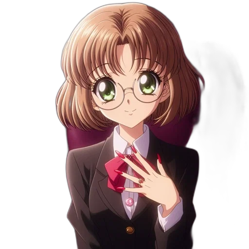staff, jacket, flower, face transparent PNG cut-out