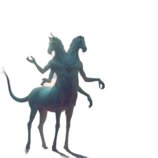 dragon, creature, staff, animal transparent PNG cut-out