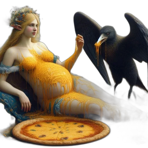 food, fantasy art, concept art, photorealistic transparent PNG cut-out