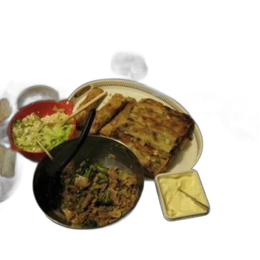 food, table, filled, various transparent PNG cut-out