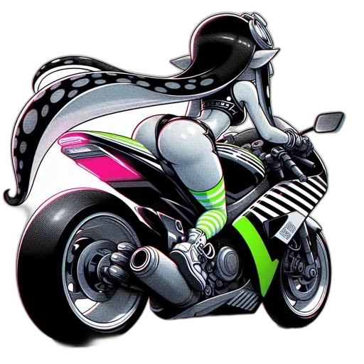 concept art, cartoon, comic book art, cyberpunk transparent PNG cut-out