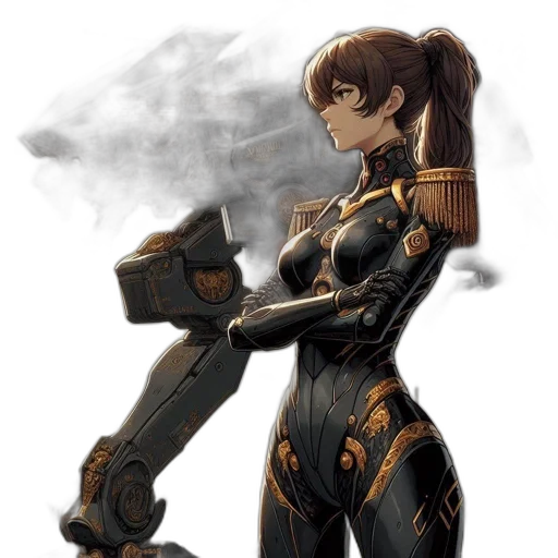 robot, weapon, staff, concept art transparent PNG cut-out