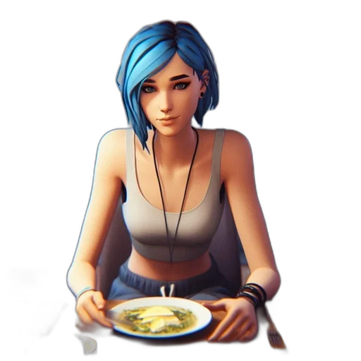 food, jewelry, face, concept art transparent PNG cut-out