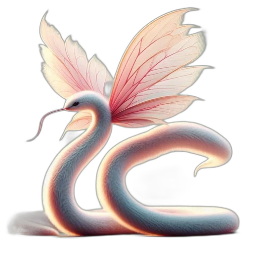 dragon, staff, creature, animal transparent PNG cut-out