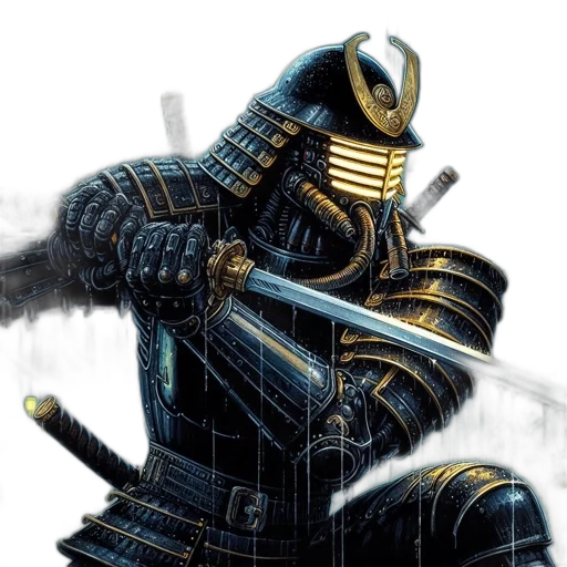 sword, weapon, mask, robot transparent PNG cut-out