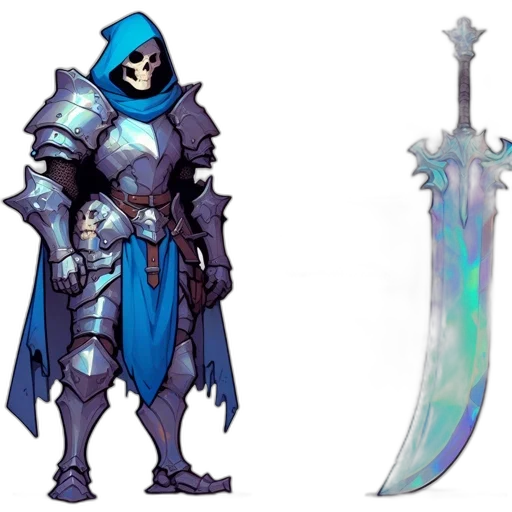 sword, weapon, concept art, fantasy art transparent PNG cut-out