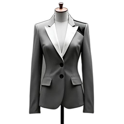 jacket, staff, dress, 3d render transparent PNG cut-out