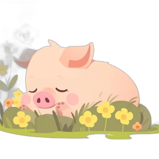 animal, concept art, watercolor, pixel art transparent PNG cut-out