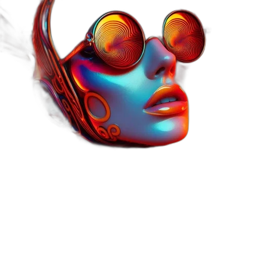 mask, face, robot, jacket transparent PNG cut-out