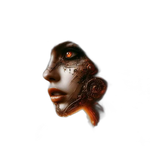 mask, face, creature, jewelry transparent PNG cut-out