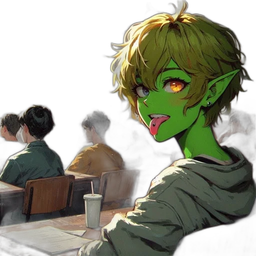 creature, face, food, staff transparent PNG cut-out