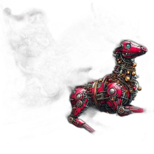 dragon, robot, animal, creature transparent PNG cut-out