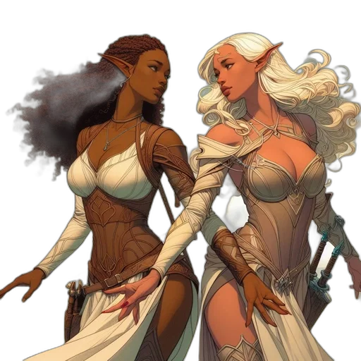 fantasy art, concept art, comic book art, pixel art transparent PNG cut-out