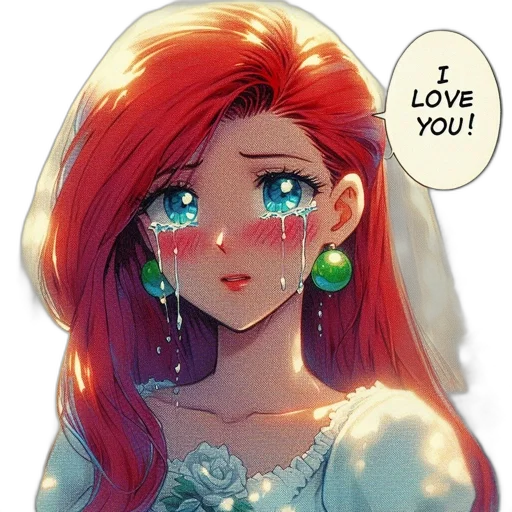 dress, jewelry, comic book art, anime transparent PNG cut-out
