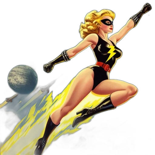 comic book art, concept art, fantasy art, cartoon transparent PNG cut-out