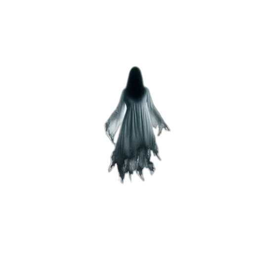 hair, dress, creature, mask transparent PNG cut-out