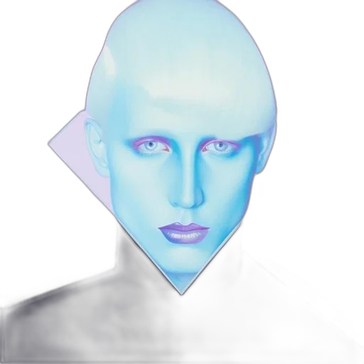 mask, face, robot, creature transparent PNG cut-out
