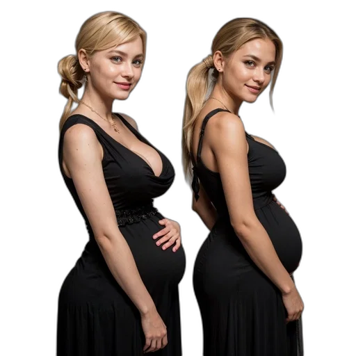dress, photorealistic, concept art, two transparent PNG cut-out
