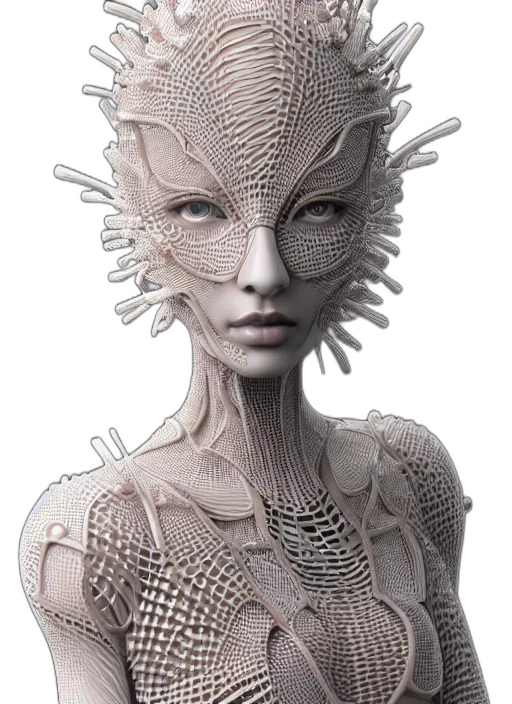 mask, face, robot, creature transparent PNG cut-out