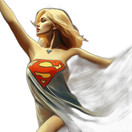 comic book art, concept art, fantasy art, photorealistic transparent PNG cut-out