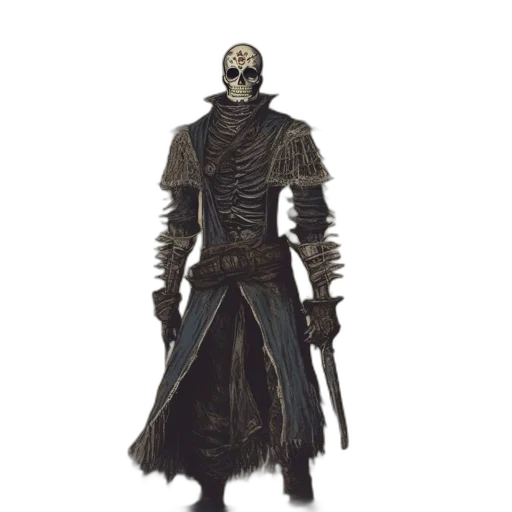 mask, staff, jacket, sword transparent PNG cut-out