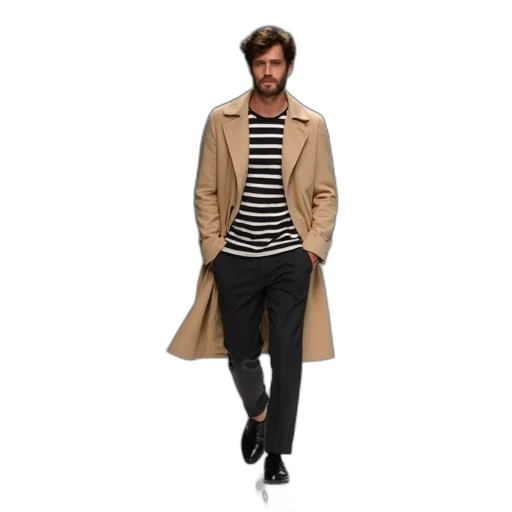 jacket, photorealistic, monochrome, earth tones transparent PNG cut-out