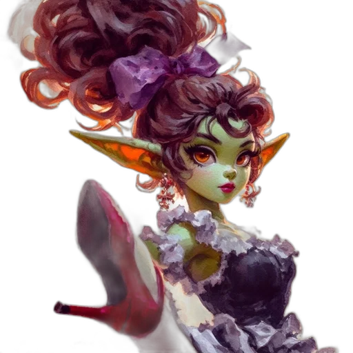 fantasy art, concept art, oil painting, pixel art transparent PNG cut-out