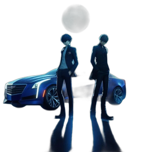 car, concept art, 3d render, pixel art transparent PNG cut-out