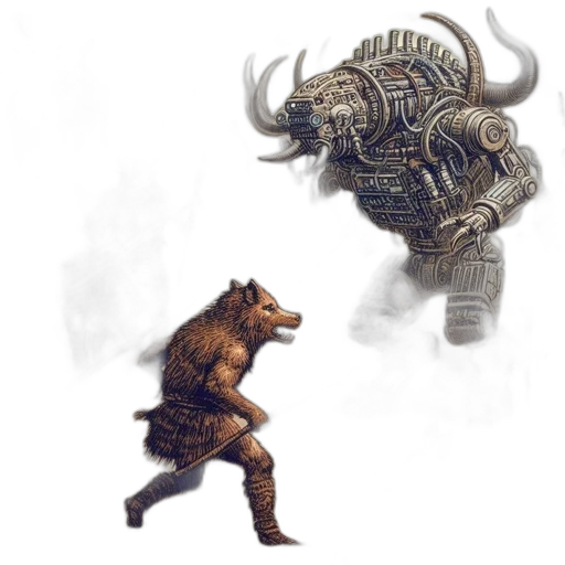 creature, animal, concept art, fantasy art transparent PNG cut-out