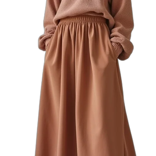 dress, jacket, earth tones, dark transparent PNG cut-out