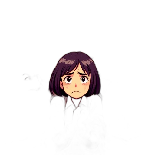staff, creature, hair, face transparent PNG cut-out