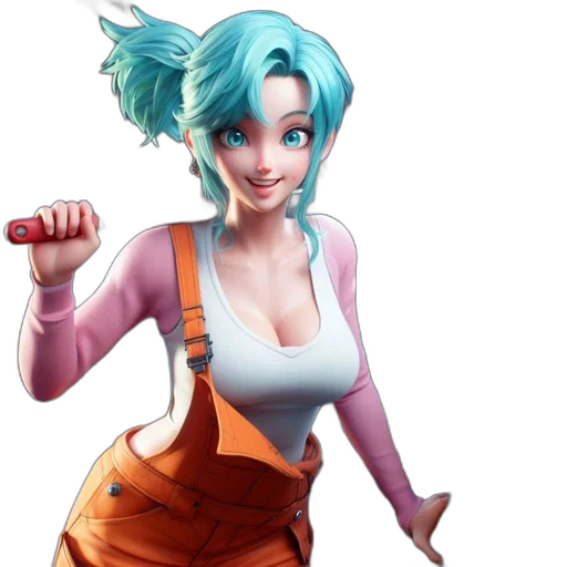staff, robot, concept art, 3d render transparent PNG cut-out