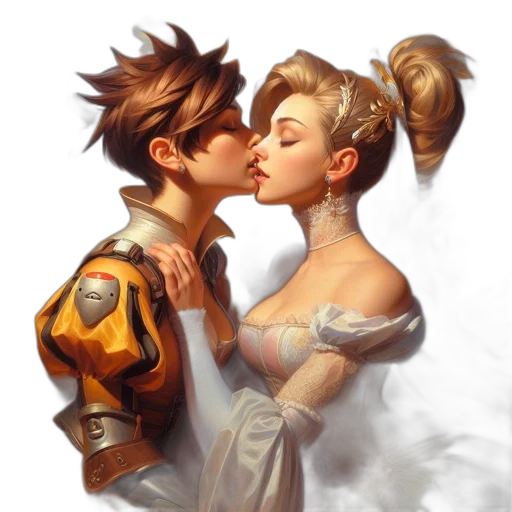 concept art, fantasy art, comic book art, oil painting transparent PNG cut-out