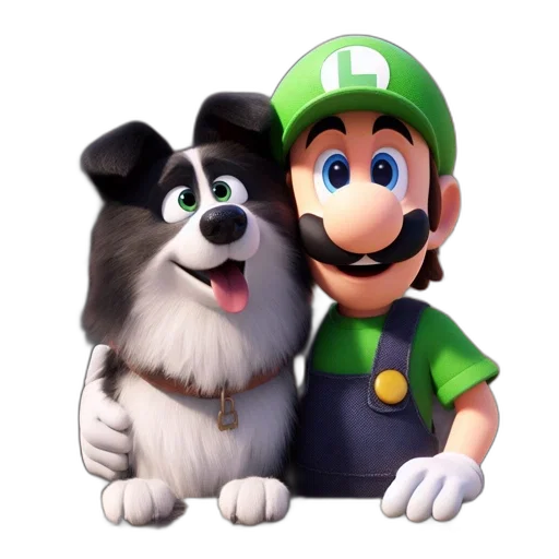 animal, 3d render, concept art, pixel art transparent PNG cut-out