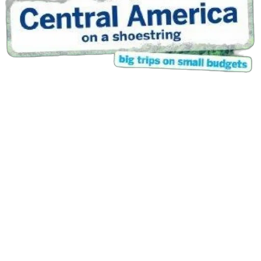 central, america, shoestring, big transparent PNG cut-out